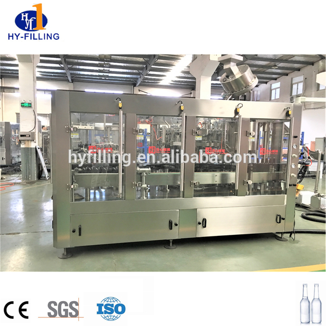 آلة تعبئة الزجاجات CSD من النوع الدوار 3 في 1